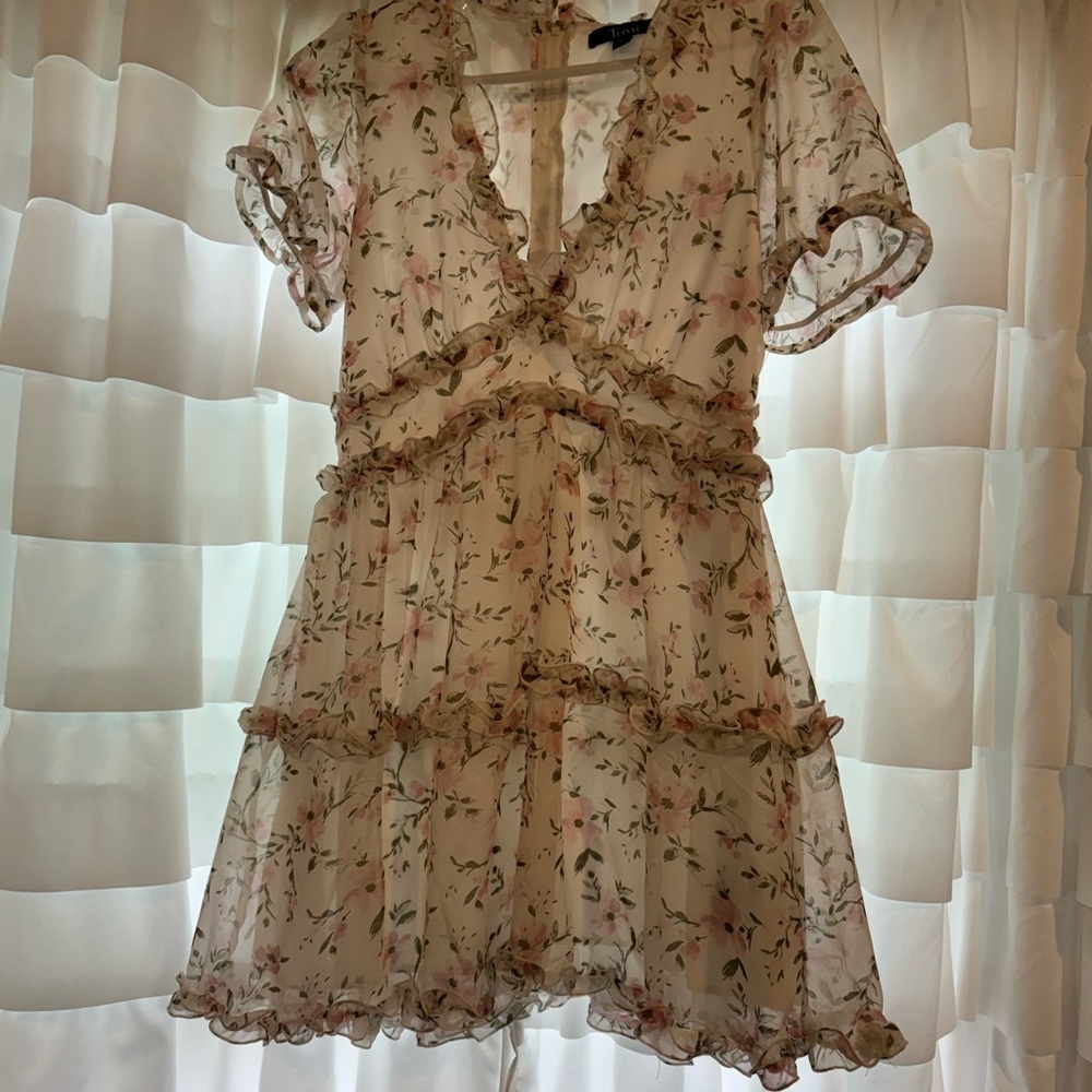 Floral Ruffle Dress - Picture 4 of 7